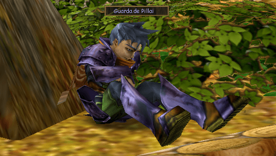 NPC Guarda de Pillai no evento Desafio da Guarda Real